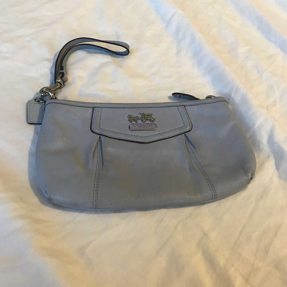 Coach Lavender Leather Wristlet- Make an Offer!!